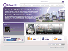 Tablet Screenshot of gemapro.com